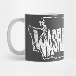 Washington (White Graphic) Mug
